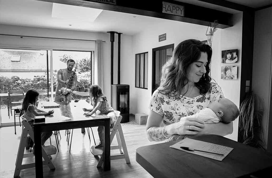 Nantes : Camille et Gilles, leur rituel annuel du reportage photo de famille